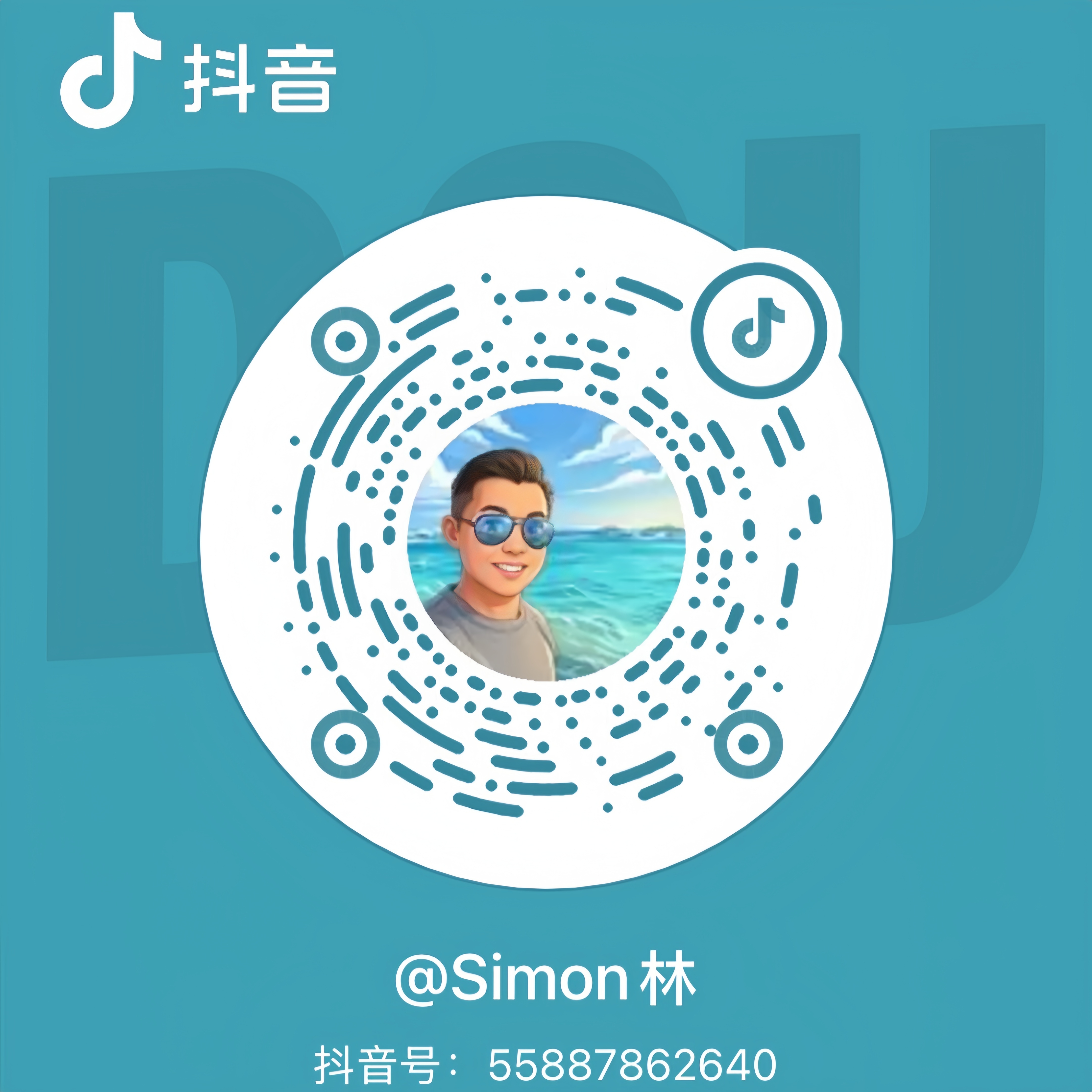 @Simon 林 · 抖音二维码